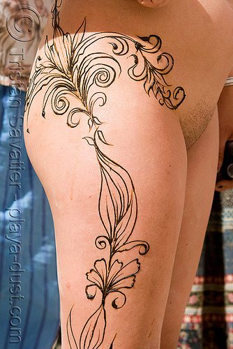 Mehndi - Henna - burning man 2008