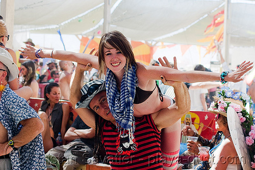 Quinton and Mandalin - burning man 2008
