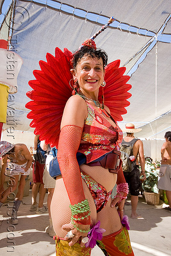 Flamboyant Burner - Jalila - burning man 2008