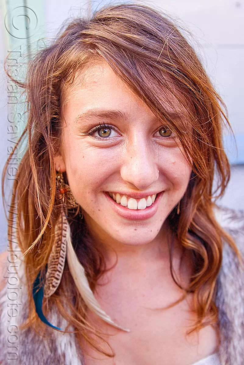 julia - burning man decompression party (san francisco), stock photo