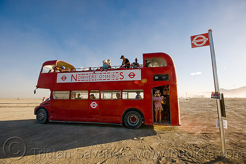 nowhere omnibus - burning man 2009
