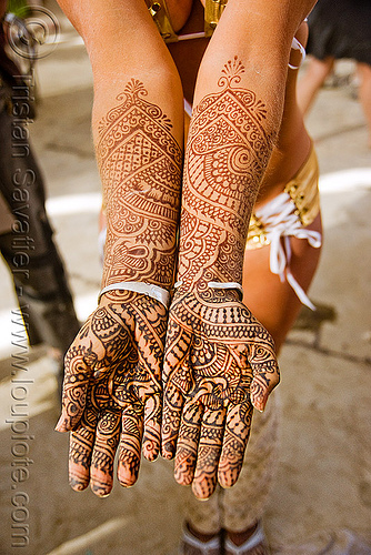 mehndi tattoo designs. mehndi - henna tattoo, arms,