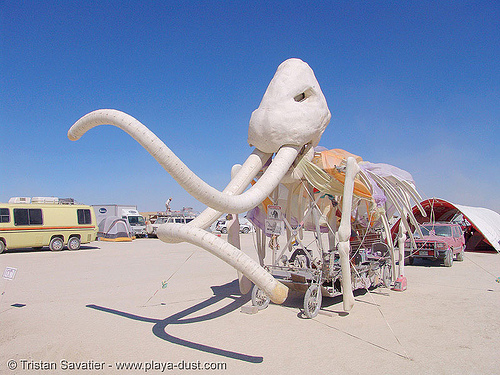 maam the mammoth art quadricycle burning man festival 2005