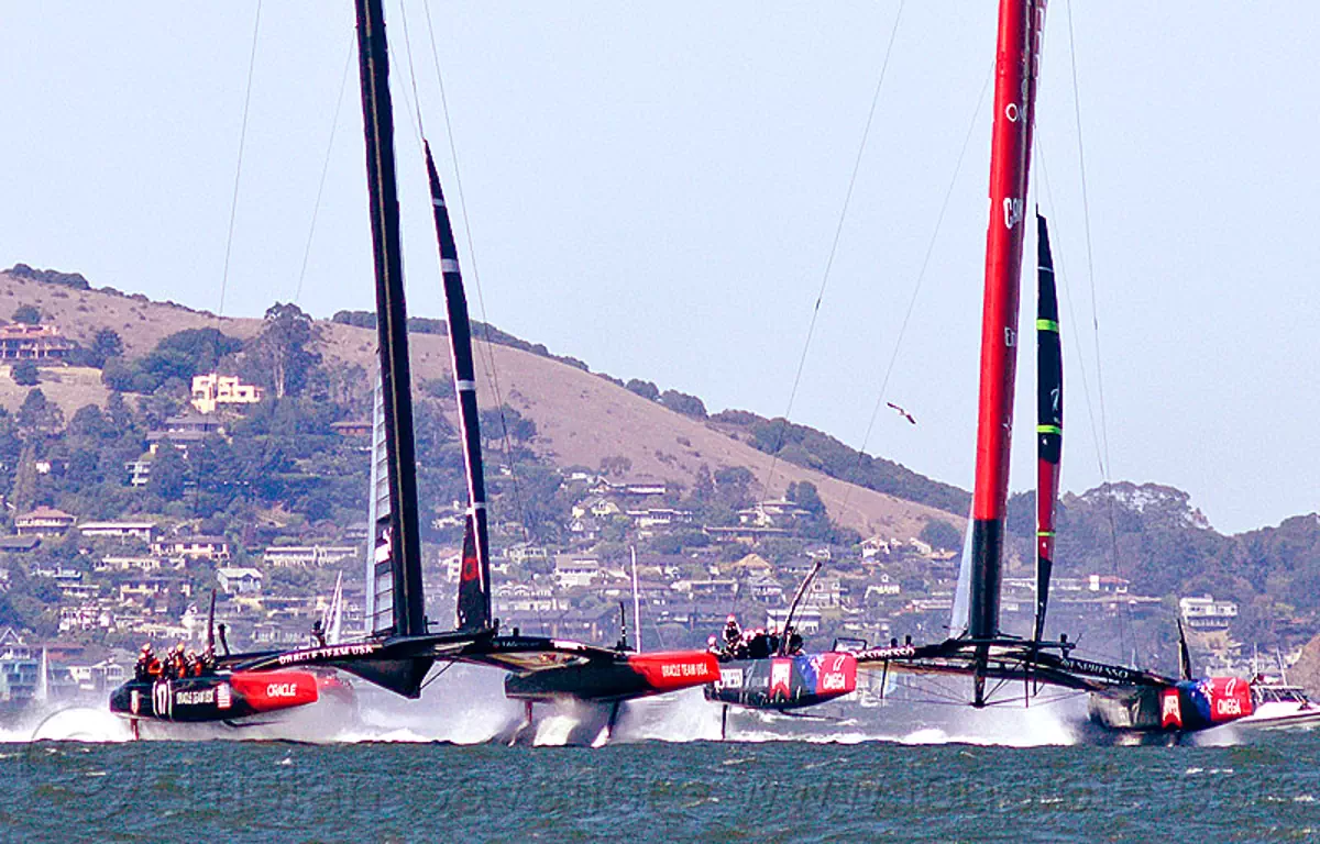 hydrofoil catamarans, sailboats