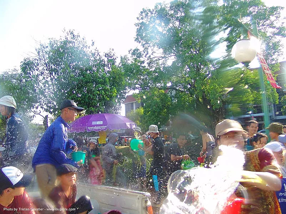 เชียงใหม่ - chiang mai - สงกรานต์ - songkran festival (thai new year) - thailand, soaked, water festival, wet, ประเทศไทย, สงกรานต์, เชียงใหม่, stock photo