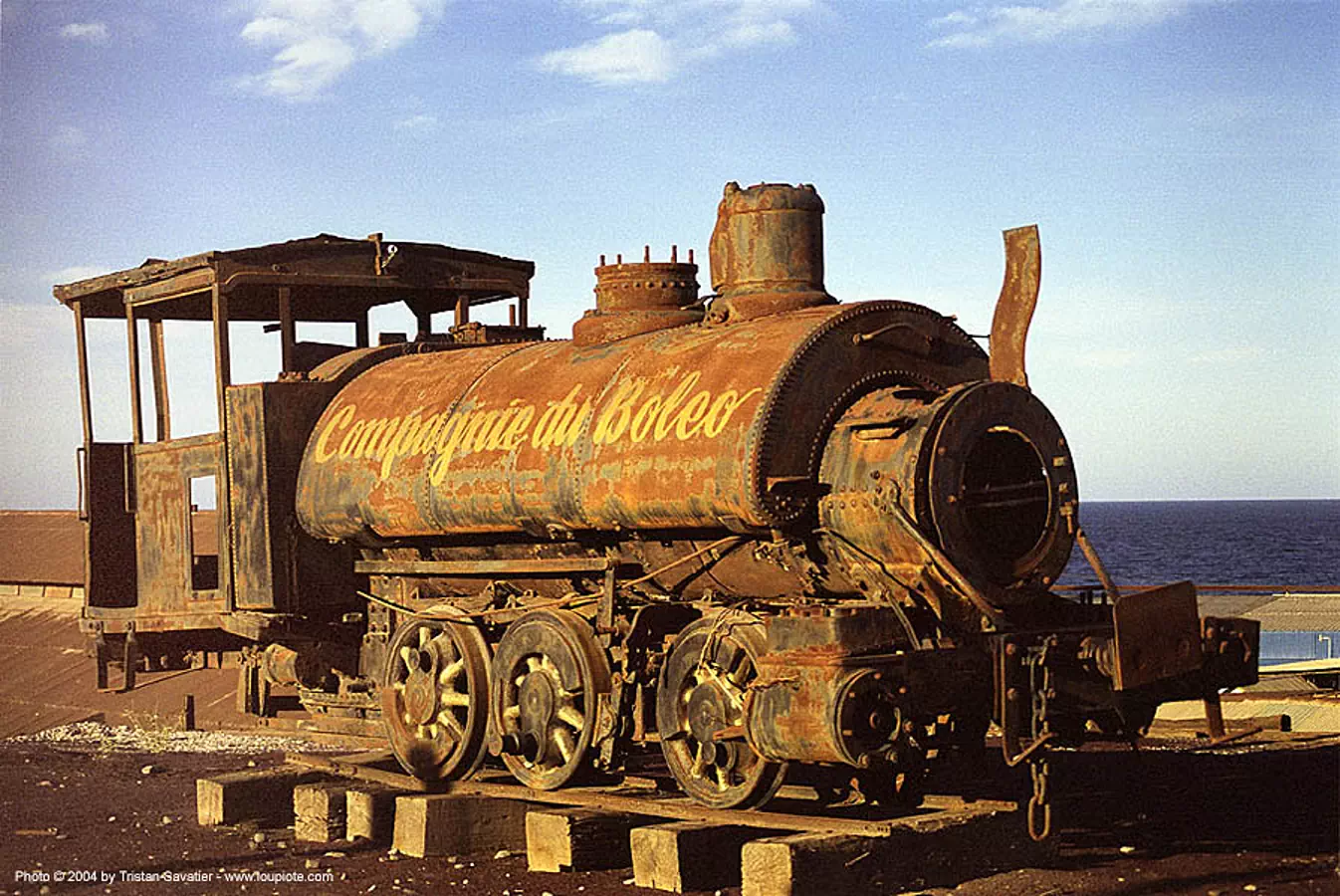 steam locomotive - rusty, baja california, compagnie du boleo, copper mine, mexico, monument, rusted, santa rosalia, train engine, train steam engine, stock photo
