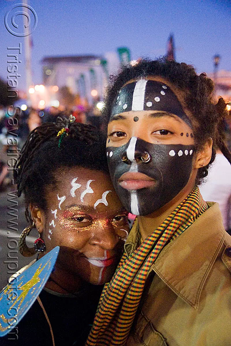 black face paint
