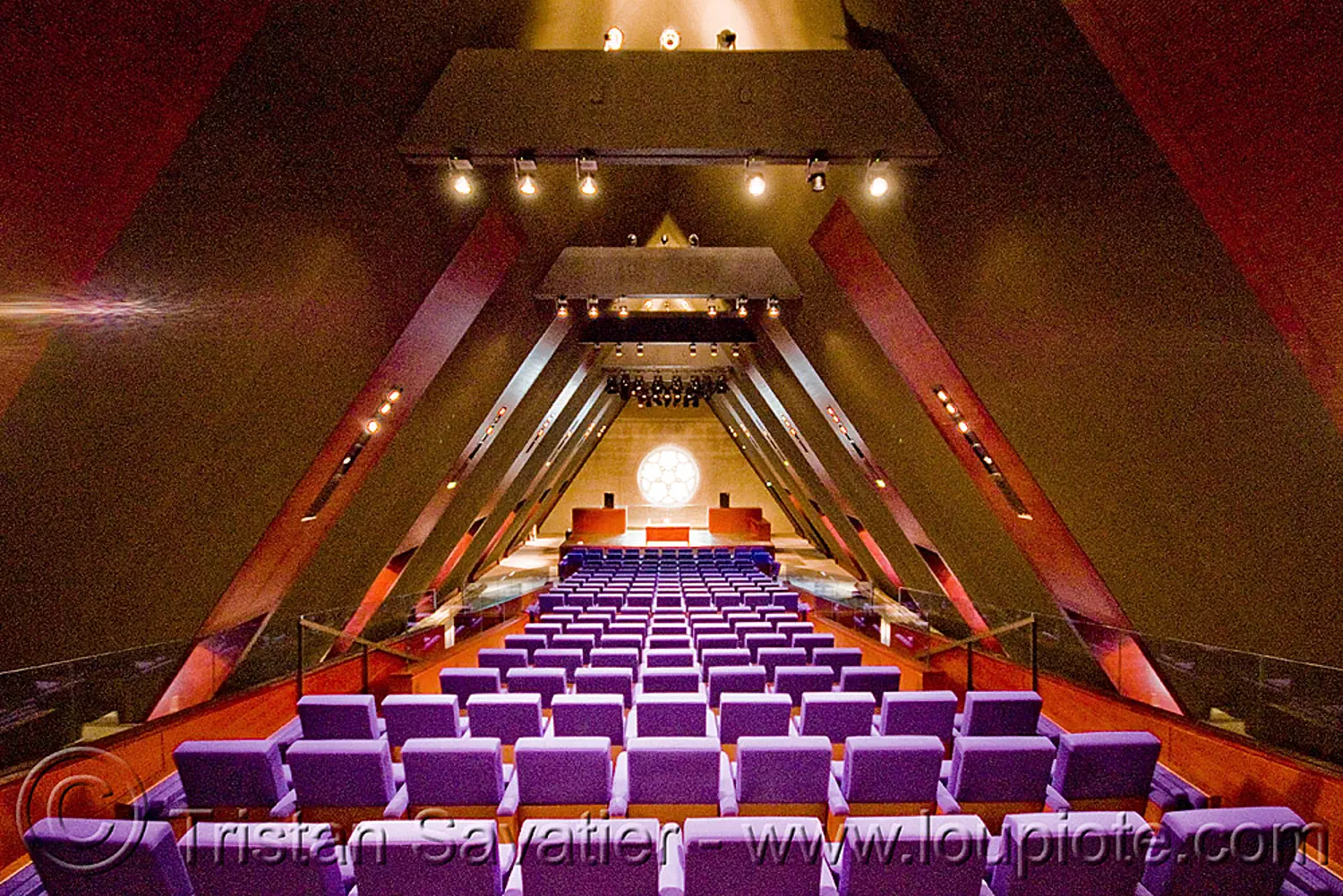 coll&egrave;ge des bernardins - auditorium - monastery (paris), architecture, cistercian, coll&egrave;ge des bernardins, modern, stock photo