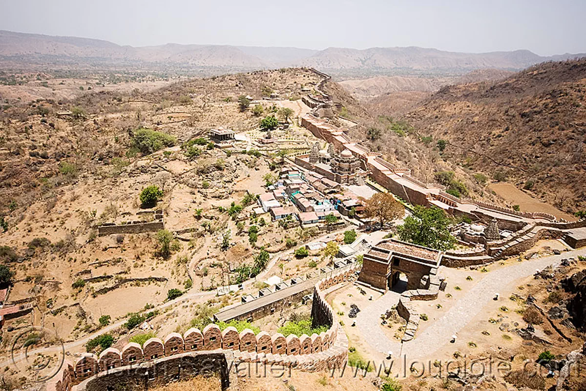 kumbhalgarh citadel (india), fort, fortifications, kumbalgarh, udaipur, wall, कुंभलगढ़, stock photo