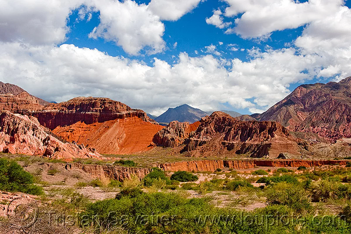 quebrada de las conchas - cafayate (argentina), calchaqu&iacute; valley, mountains, noroeste argentino, quebrada de cafayate, valles calchaqu&iacute;es, stock photo