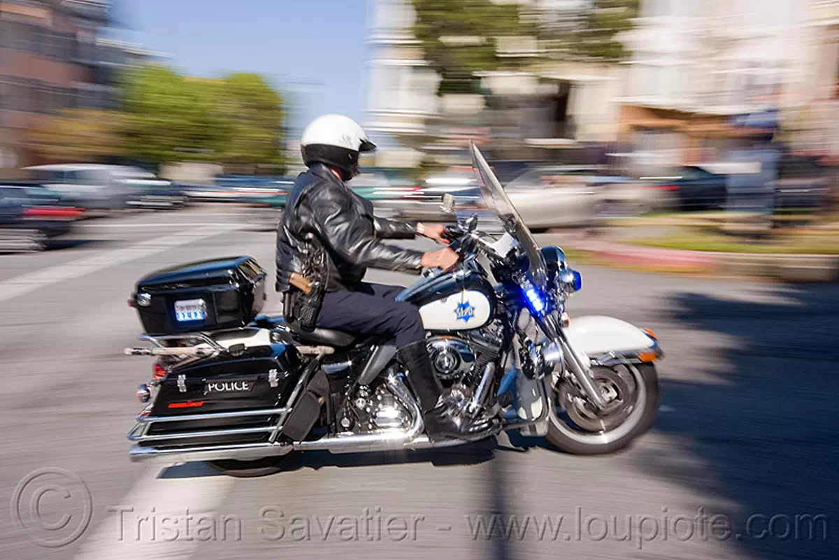 motorcycle police, fast, firefighters funerals, harley davidson, sfpd, speed, street, stock photo