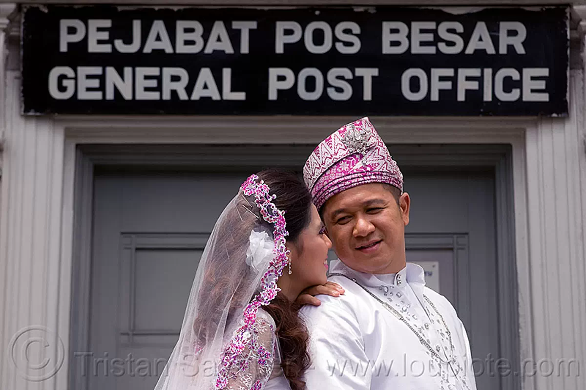 malay wedding, general post office, kuching
