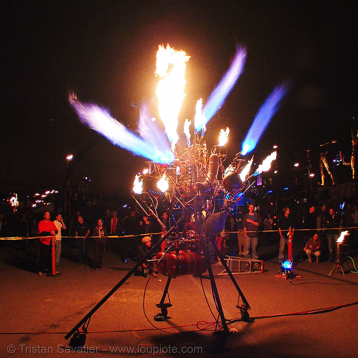 crucible fire arts festival 2007 (oakland, california), burning, fire art, flame, johnny amerika, movement, the crucible