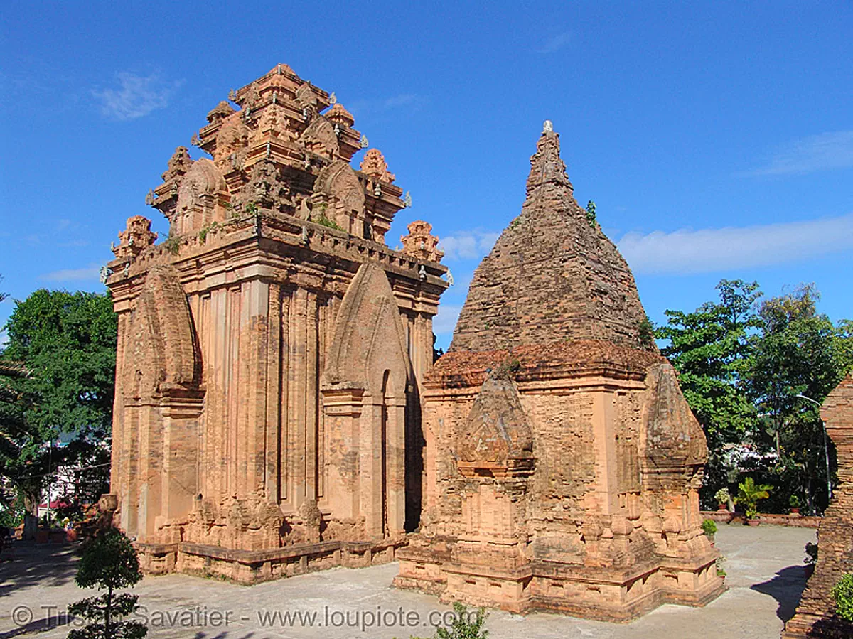 po nagar cham towers (nha trang) - vietnam, cham temples, temple, stock photo