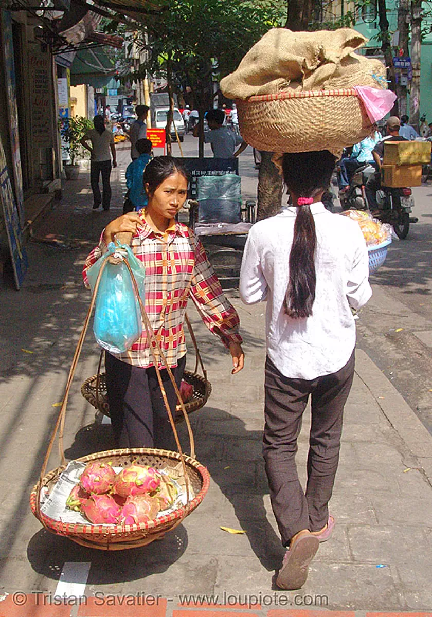 street vendors (hanoi) - vietnam, stock photo