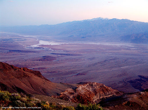 Images Of Death Valley. Death Valley salt lake view