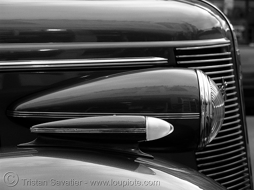 1937 buick century - headlights - the american dream, 1937, american dream, automobile, buick century, classic car, front, headlight, hood, johnny stokes