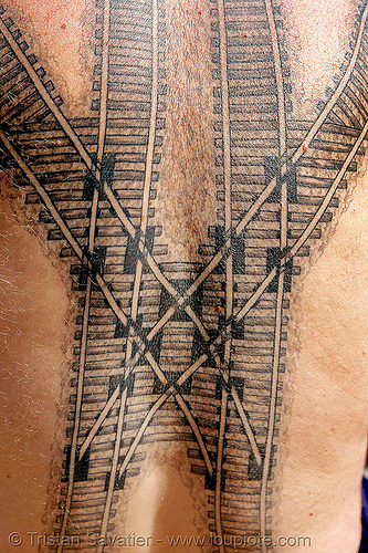 railroad tattoo train tracks switches railroad tattoo train tracks switches
