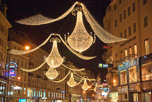 christmas street decorations (vienna)