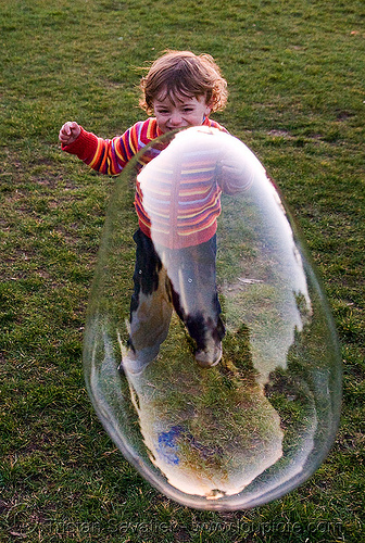 giant soap bubble