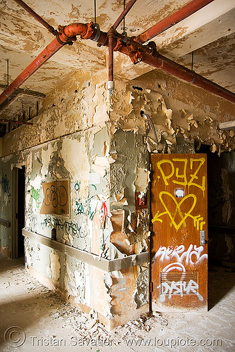 peeling paint - abandoned hospital (presidio, san francisco) - PHSH