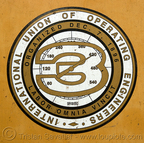 workers union - international union of operating engineers - three