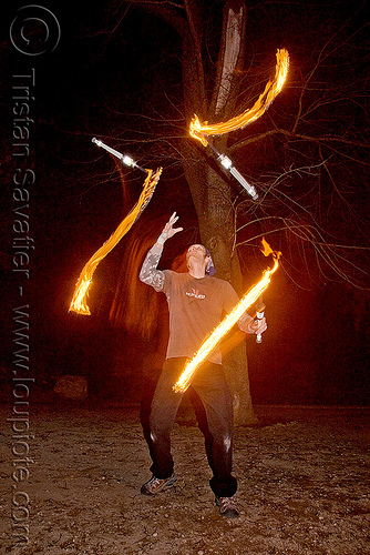 fire juggler