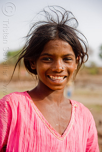 young girl mandu india 