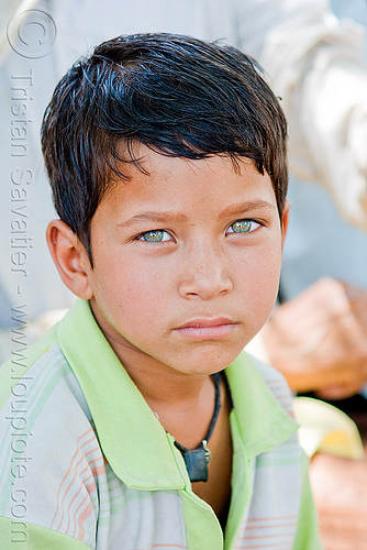 boy with green eyes Orchha