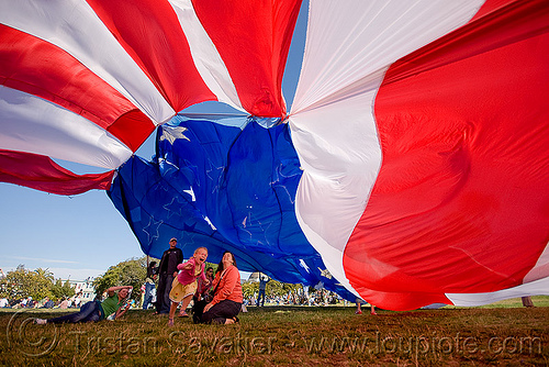 american flag. giant american flag - dolores