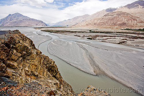 river - nubra valley - ladakh (india)