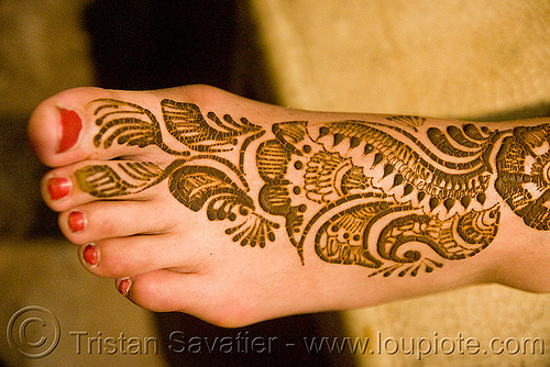 Foot Mehndi - Henna Temporary Tattoo (Insia) Foot Mehndi - Henna Temporary Tattoo (Insia)