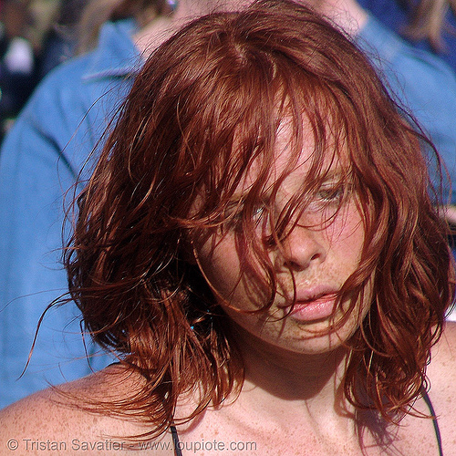 redhead Deva freckles red hair