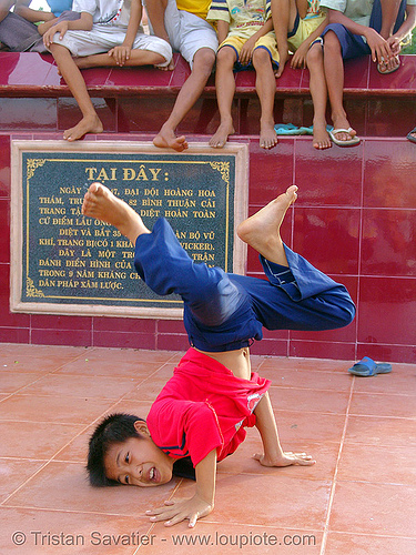 kid break-dancing - vietnam