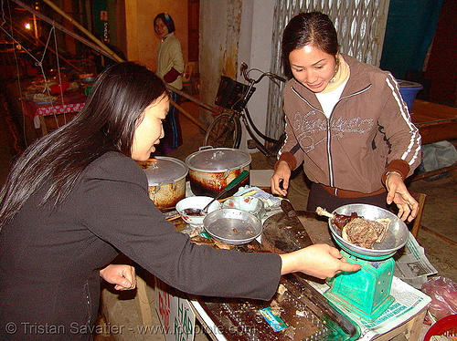 dog meat shop - thịt ch&oacute; - vietnam
