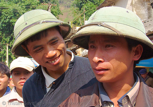 two guys vietnam hill tribes men