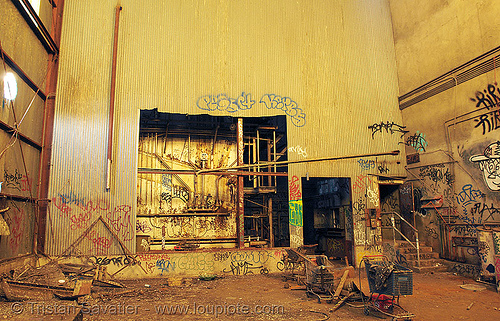 abandoned factory (san francisco), derelict, tie's warehouse, trespassing