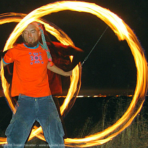 alex spinning fire poi (san francisco), circle, fire dancer, fire dancing, fire performer, fire poi, fire spinning, night, ring, shanti alex, spinning fire