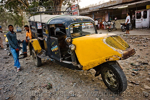 auto rickshaw taxi - bajaj tempo hanseat (india), auto rickshaw, bajaj, hanseat, road, taxi, tempo, three wheeler