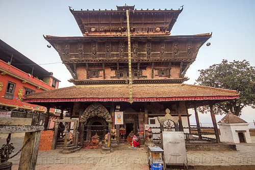 bagh bhairav temple - kirtipur (nepal), bagh bhairav temple, hindu temple, hinduism, kirtipur