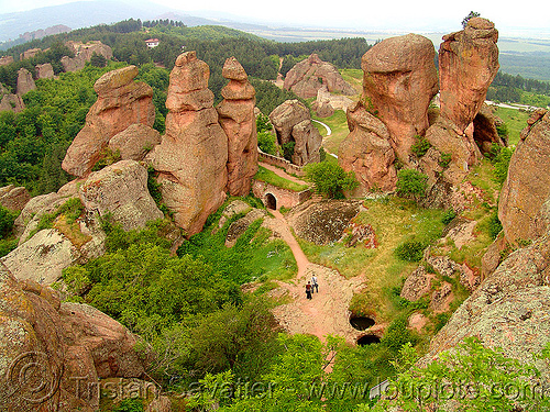 belogradchik - red rock formations (bulgaria), belogradchik, cliffs, erosion, landscape, mushroom rocks, red rocks, rock formations, rock walls