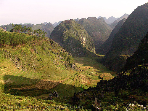 between tám sơn and yên minh - vietnam, landscape
