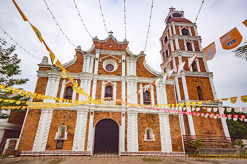 cathedral of tuguegarao (philippines), architecture, brick, cathedral, church tower, dominicans, tuguegarao