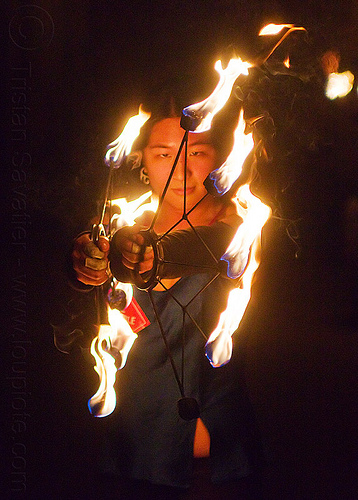 chinese woman with fire fans - mel, fire dancer, fire dancing, fire fans, fire performer, fire spinning, hands, mel, night, woman