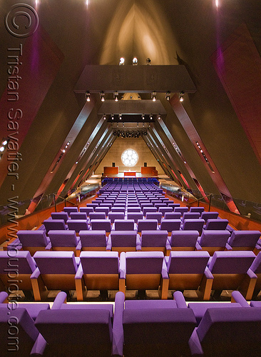 collège des bernardins - auditorium - monastery (paris), architecture, auditorium, cistercian, collège des bernardins, modern, monastery