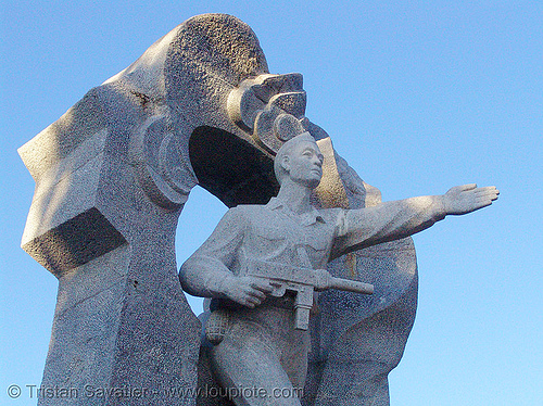 communist victory monument - this way, please! - nha trang - vietnam, communism, memorial, monument, nha trang, victory