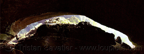 deer cave mouth - mulu (borneo), backlight, borneo, cave mouth, caving, deer cave, gunung mulu national park, malaysia, natural cave, spelunking, vault