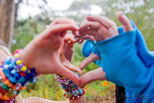 double hand heart sign - kandi ravers (san francisco), apollo solare, beads, blue, bracelets, finger heart, hands, heart sign, juliet, kandi kid, kandi raver, party