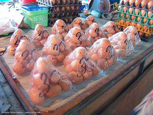 eggs on the market - thailand, eggs