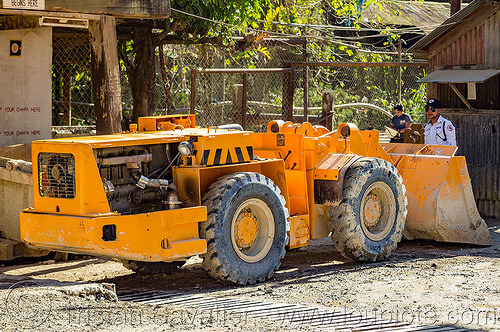 ejc mining wheel loader - balatoc mines (philippines), balatoc mines, ejc, front loader, gold mine, wheel loader